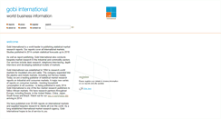 Desktop Screenshot of gobi.co.uk