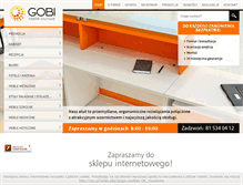 Tablet Screenshot of gobi.net.pl